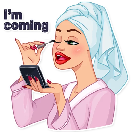 😌 Стикер «Eva Rich» для Telegram