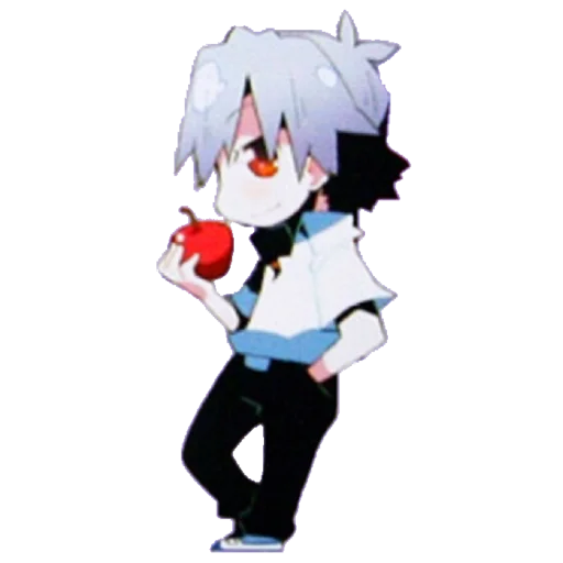 🔹 Стикер «Evangelion School +Chibi» для Telegram