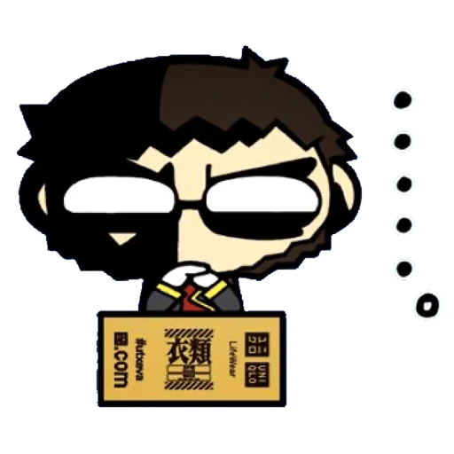 🔹 Стикер «Evangelion School +Chibi» для Telegram