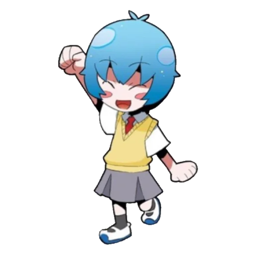 🔹 Стикер «Evangelion School +Chibi» для Telegram