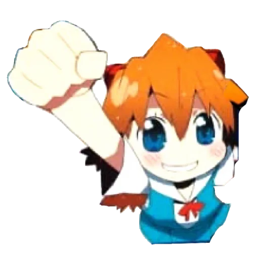 🔹 Стикер «Evangelion School +Chibi» для Telegram