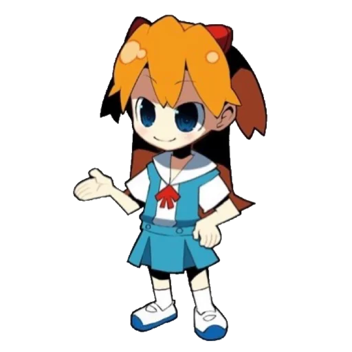 🔹 Стикер «Evangelion School +Chibi» для Telegram