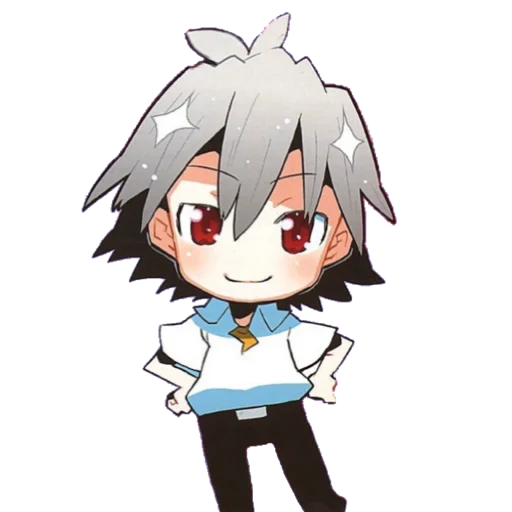 🔹 Стикер «Evangelion School +Chibi» для Telegram