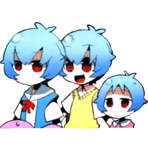 🔹 Стикер «Evangelion School +Chibi» для Telegram