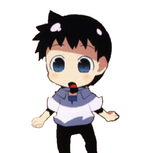 🔹 Стикер «Evangelion School +Chibi» для Telegram