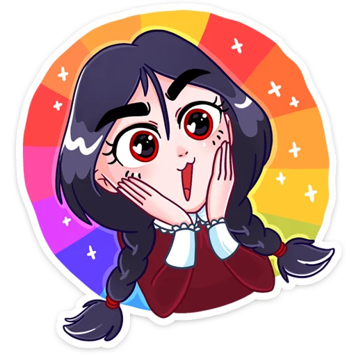 😱 Стикер «Эвелина» для Telegram