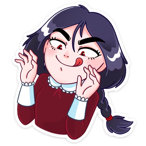 😋 Стикер «Эвелина» для Telegram