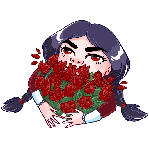 💐 Эмодзи «Эвелина» для Telegram