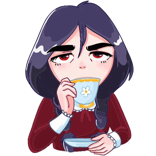 ☕️ Эмодзи «Эвелина» для Telegram
