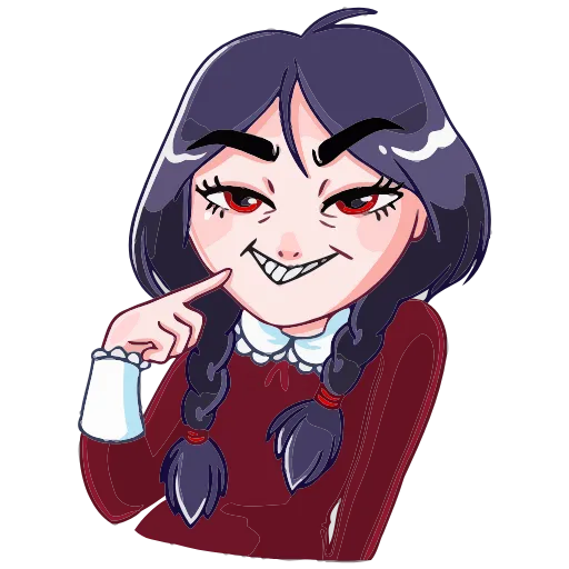 😈 Эмодзи «Эвелина» для Telegram