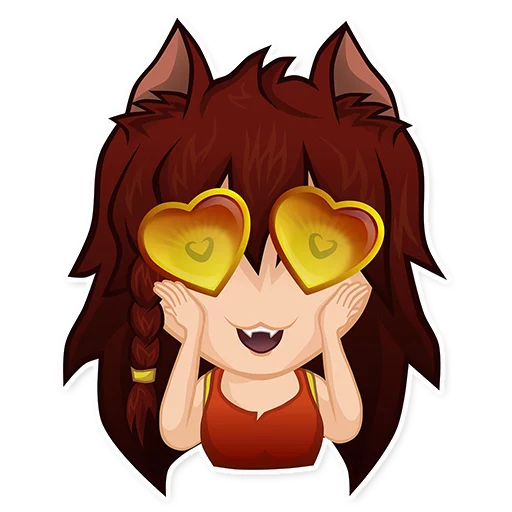😍 Стикер «EverlastingSummer» для Telegram