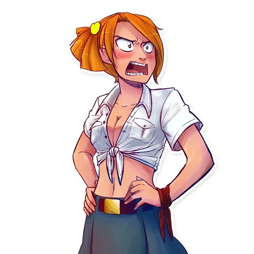 😠 Стикер «EverlastingSummer» для Telegram