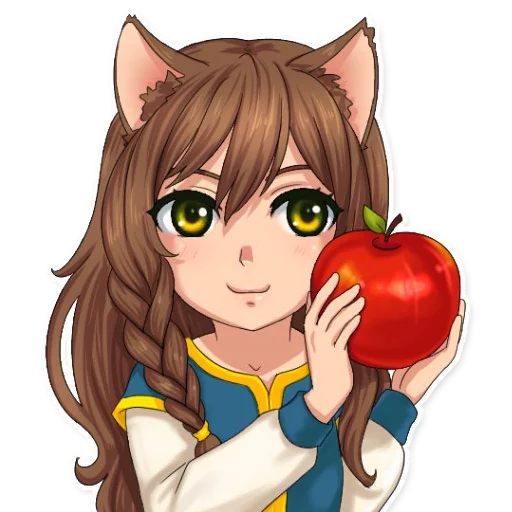 🍎 Стикер «EverlastingSummer» для Telegram