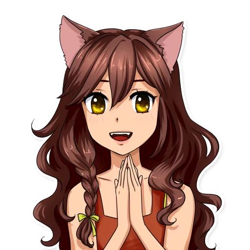 😺 Стикер «EverlastingSummer» для Telegram