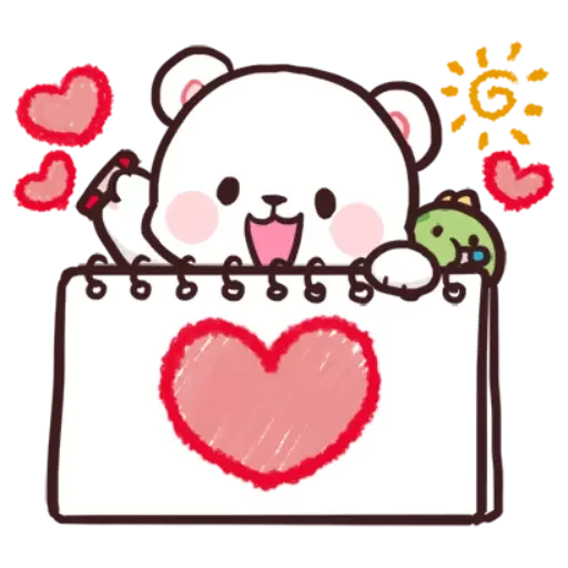 ❤️ Стикер «Everyday Milk Mocha» для Telegram