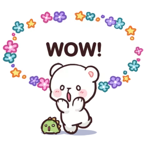😮 Стикер «Everyday Milk Mocha» для Telegram