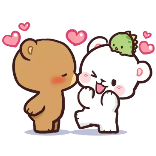 😘 Стикер «Everyday Milk Mocha» для Telegram
