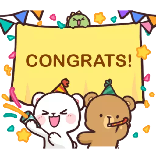 🥳 Стикер «Everyday Milk Mocha» для Telegram