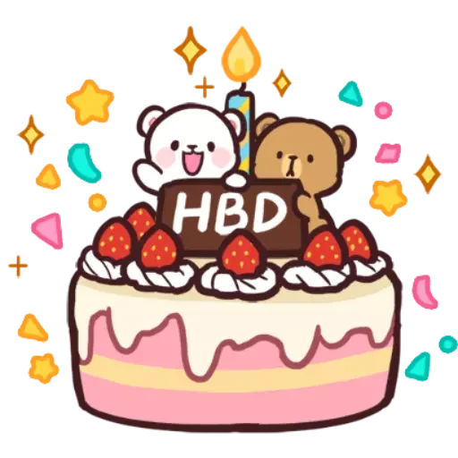 🥳 Стикер «Everyday Milk Mocha» для Telegram