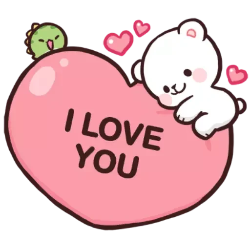 ❤️ Стикер «Everyday Milk Mocha» для Telegram