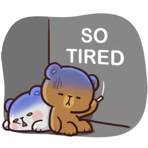 🥱 Стикер «Everyday Milk Mocha» для Telegram