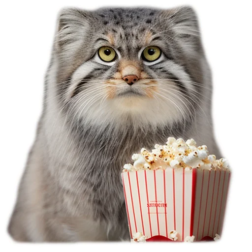 🍿 Стикер «Everyday Manul» для Telegram