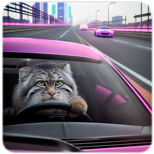 🛣 Стикер «Everyday Manul» для Telegram