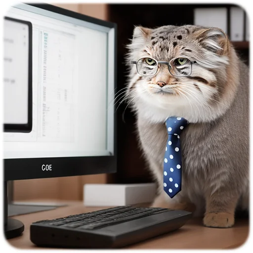 👨‍💻 Стикер «Everyday Manul» для Telegram