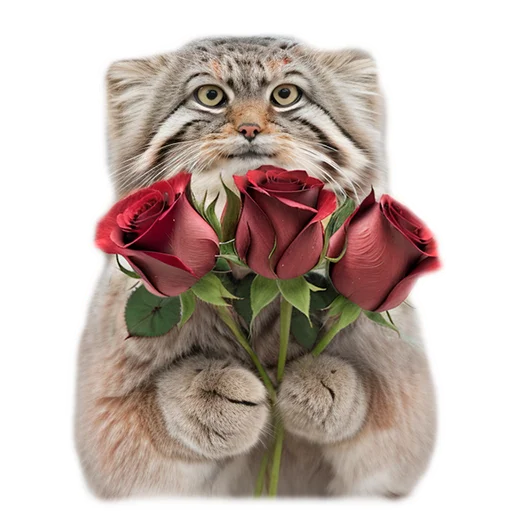 💐 Стикер «Everyday Manul» для Telegram