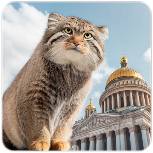 🇷🇺 Стикер «Everyday Manul» для Telegram