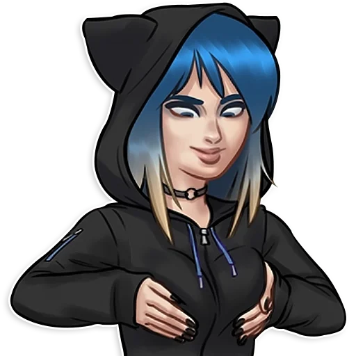 🙃 Стикер «Eve Summertime Saga» для Telegram