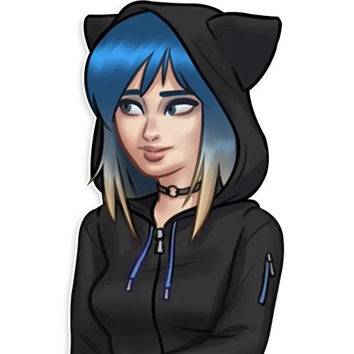 😌 Стикер «Eve Summertime Saga» для Telegram