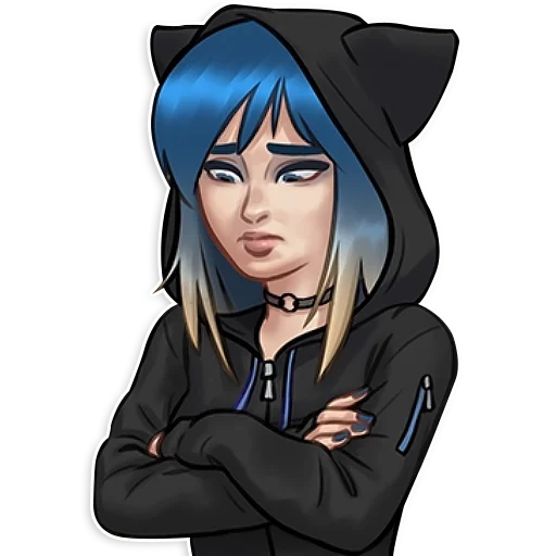 😔 Стикер «Eve Summertime Saga» для Telegram