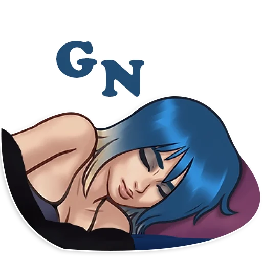 😴 Стикер «Eve Summertime Saga» для Telegram