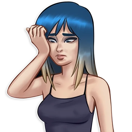 😞 Стикер «Eve Summertime Saga» для Telegram
