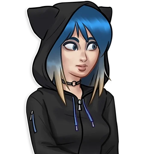 👀 Стикер «Eve Summertime Saga» для Telegram