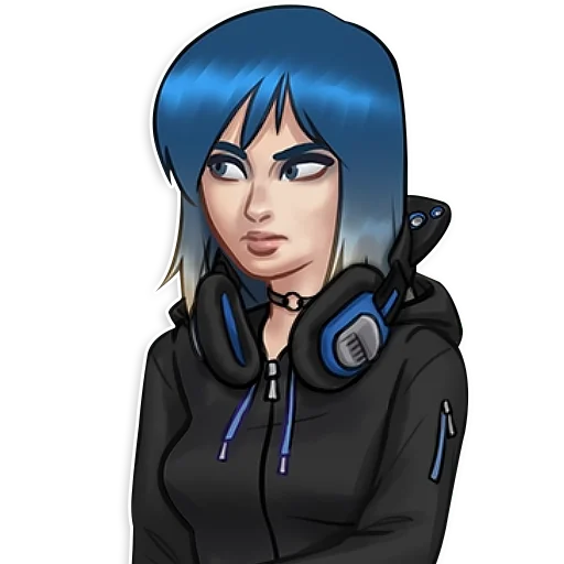 😠 Стикер «Eve Summertime Saga» для Telegram
