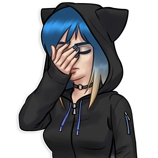 🤦‍♀️ Стикер «Eve Summertime Saga» для Telegram