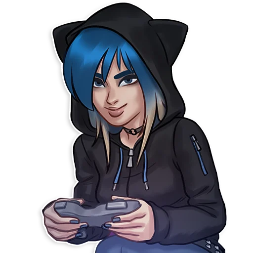 🎮 Стикер «Eve Summertime Saga» для Telegram