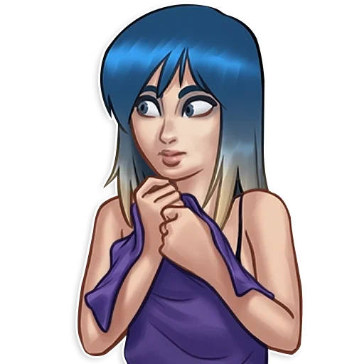 😳 Стикер «Eve Summertime Saga» для Telegram
