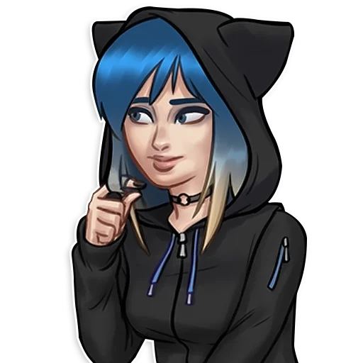 ☺️ Стикер «Eve Summertime Saga» для Telegram