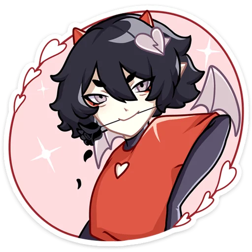 😈 Стикер «‍ Ивэлтин» для Telegram