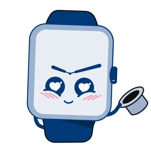 😌 Стикер «Evil watch» для Telegram