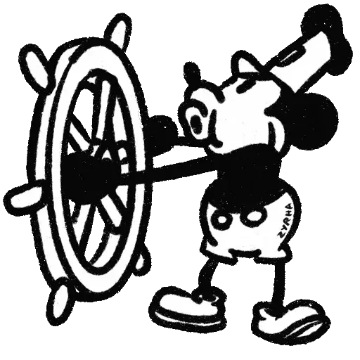 Стикерпак 1928 Mickey для Telegram