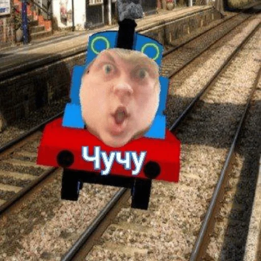 🚂 Стикер «Макс черт» для Telegram