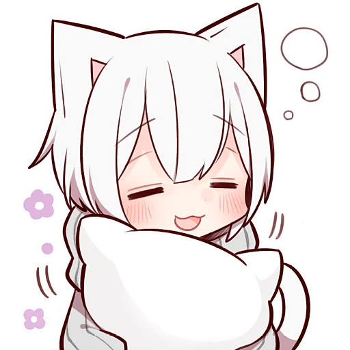 ☺️ Стикер «Усталый котенок» для Telegram