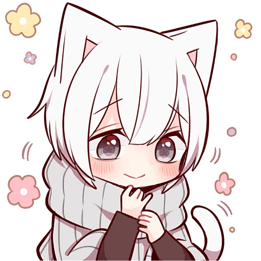 ☺️ Стикер «Усталый котенок» для Telegram