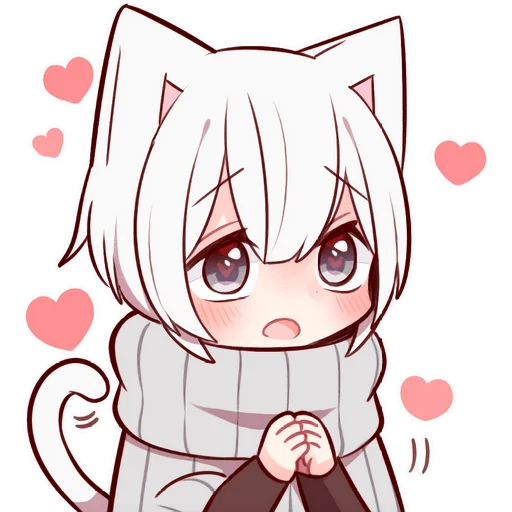 🥰 Стикер «Усталый котенок» для Telegram