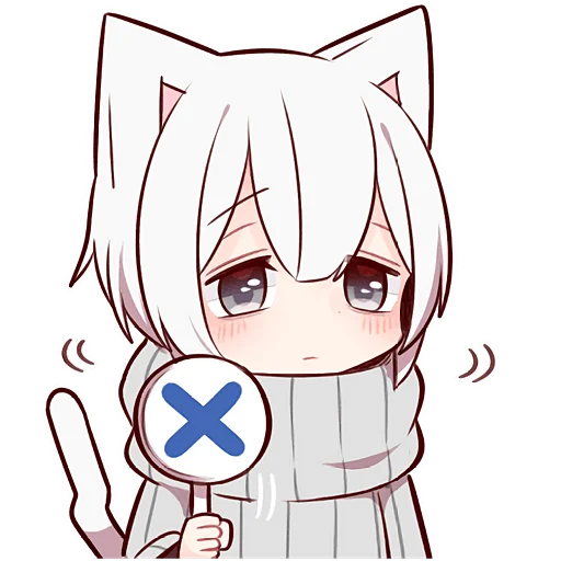 ❌ Стикер «Усталый котенок» для Telegram