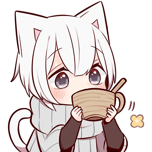 😋 Стикер «Усталый котенок» для Telegram